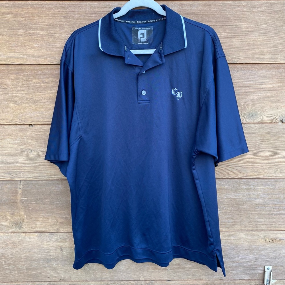 FootJoy ProDry Superlite Navy Blue Golf Shirt